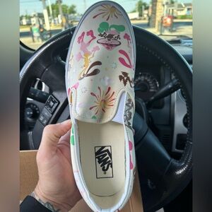 Vans Slip-On Shoes with Multicolor Graphic